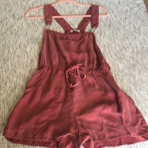 Red Jumper overalls (romper)